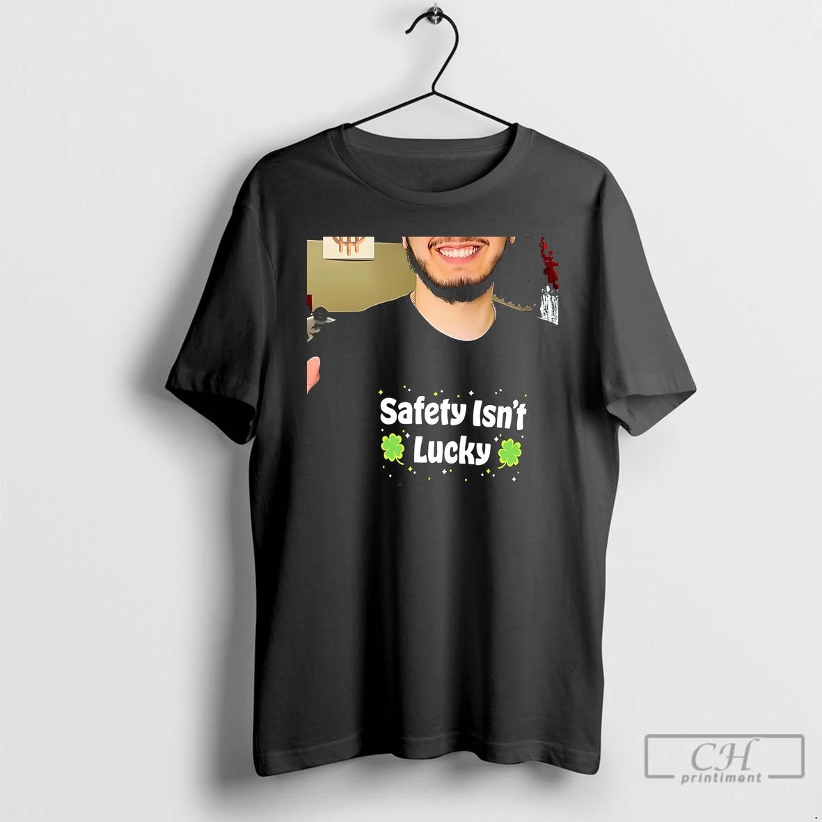 Classic Safety Isnt Lucky St Patricks Day - Adult & Kids T-Shirts, Sweatshirts & Hoodies apparel design preview 1