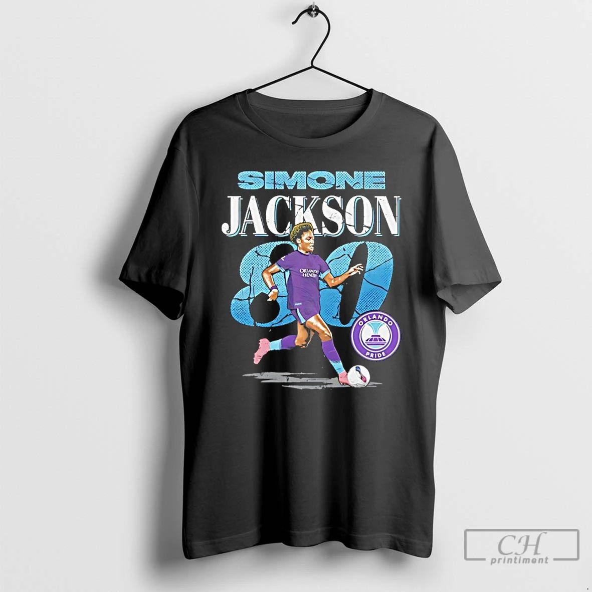 Classic Simone Jackson 80 Orlando Pride Cracked - Adult & Kids T-Shirts, Sweatshirts & Hoodies apparel design preview 1