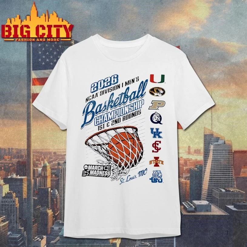NCAA Division I Men's Championship March Madness 2026 - Adult & Kids T-Shirts, Sweatshirts & Hoodies apparel design preview 1