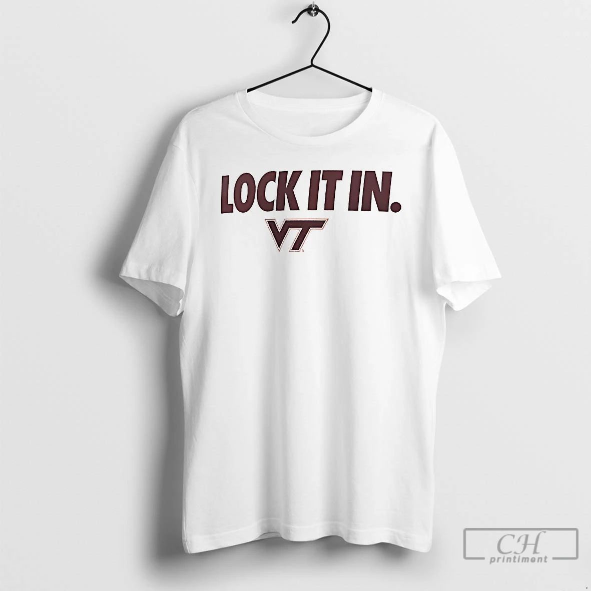 Classic Virginia Tech Hokies Lock It In 2026 - Adult & Kids T-Shirts, Sweatshirts & Hoodies apparel design preview 1