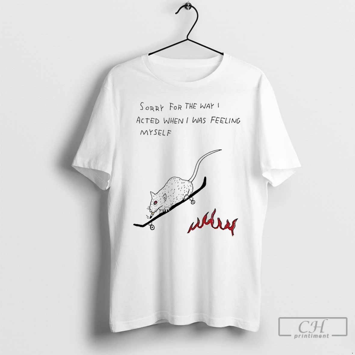 Classic Rats Sorry For The Way I Acted When Was - Adult & Kids T-Shirts, Sweatshirts & Hoodies apparel design preview 1