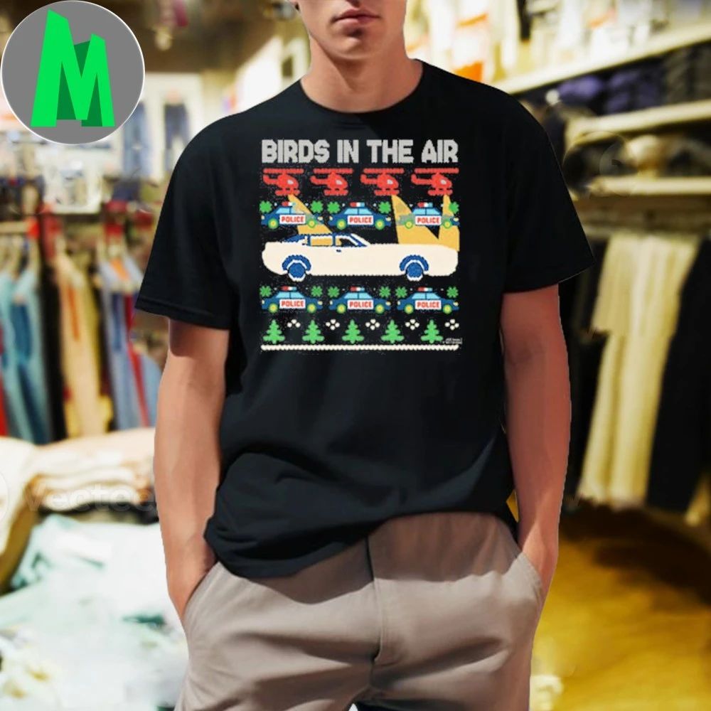 WorldWideWob BIrds In The Air 2025 Ugly Christmas - Adult & Kids T-Shirts, Sweatshirts & Hoodies apparel design preview 1