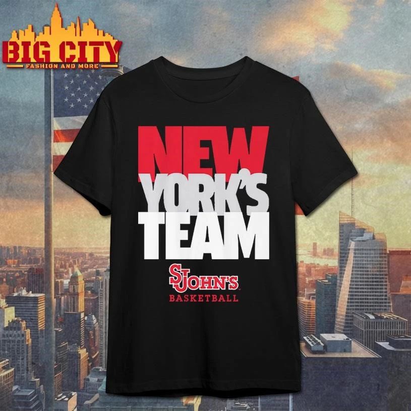 New York's Team Text Stack St. John's Basketball - Adult & Kids T-Shirts, Sweatshirts & Hoodies apparel design preview 1