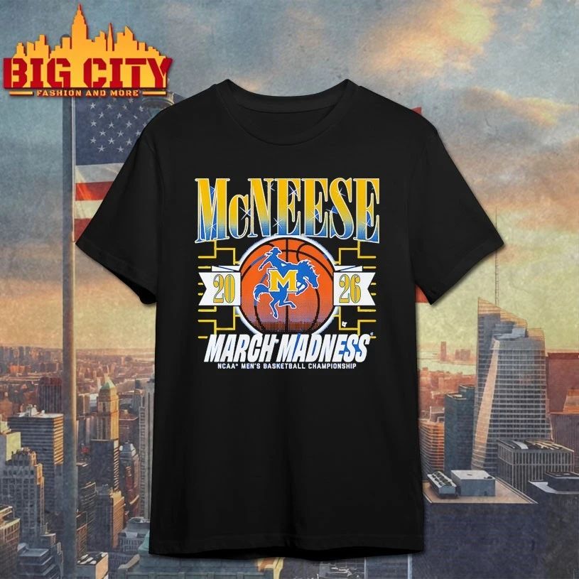 March Madness McNeese Cowboys 2026 NCAA men's - Adult & Kids T-Shirts, Sweatshirts & Hoodies apparel design preview 1