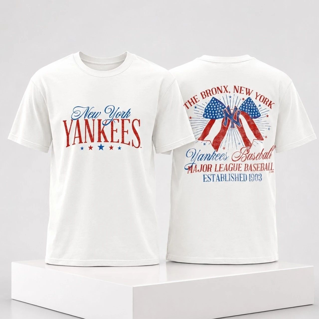 The Bronx NY Yankees Baseball 4th Of July - Adult & Kids T-Shirts, Sweatshirts & Hoodies apparel design preview 1