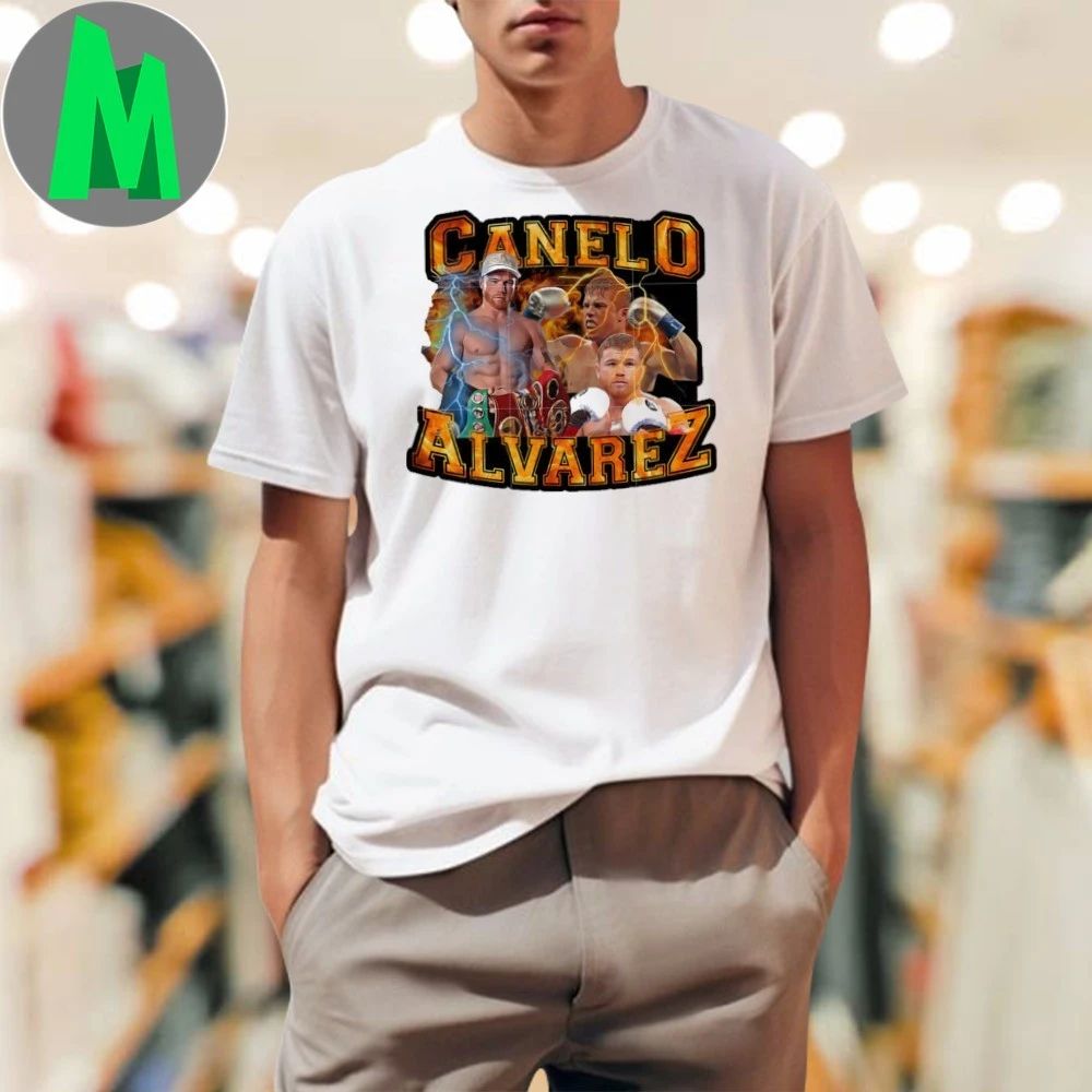 Canelo alvarez fire lightning match - Adult & Kids T-Shirts, Sweatshirts & Hoodies apparel design preview 1