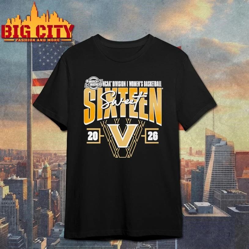 Vanderbilt Commodores Women's 2026 NCAA Basketball - Adult & Kids T-Shirts, Sweatshirts & Hoodies apparel design preview 1
