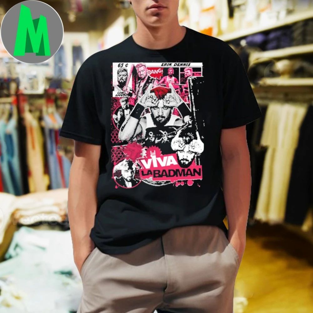 Viva La Badman collage - Adult & Kids T-Shirts, Sweatshirts & Hoodies apparel design preview 1