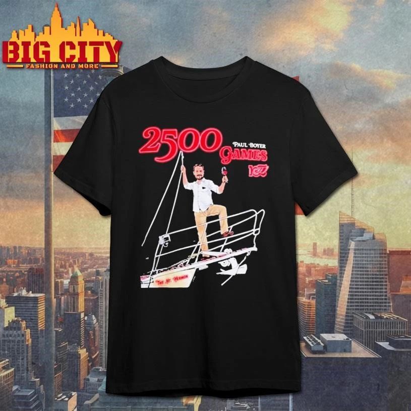 Paul Boyer 2500 Games - Adult & Kids T-Shirts, Sweatshirts & Hoodies apparel design preview 1
