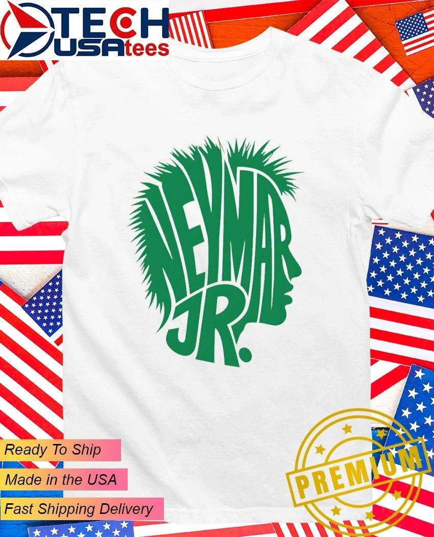 Neymar Jr. Brazil FC 2026 World Cup face text - Adult & Kids T-Shirts, Sweatshirts & Hoodies apparel design preview 1