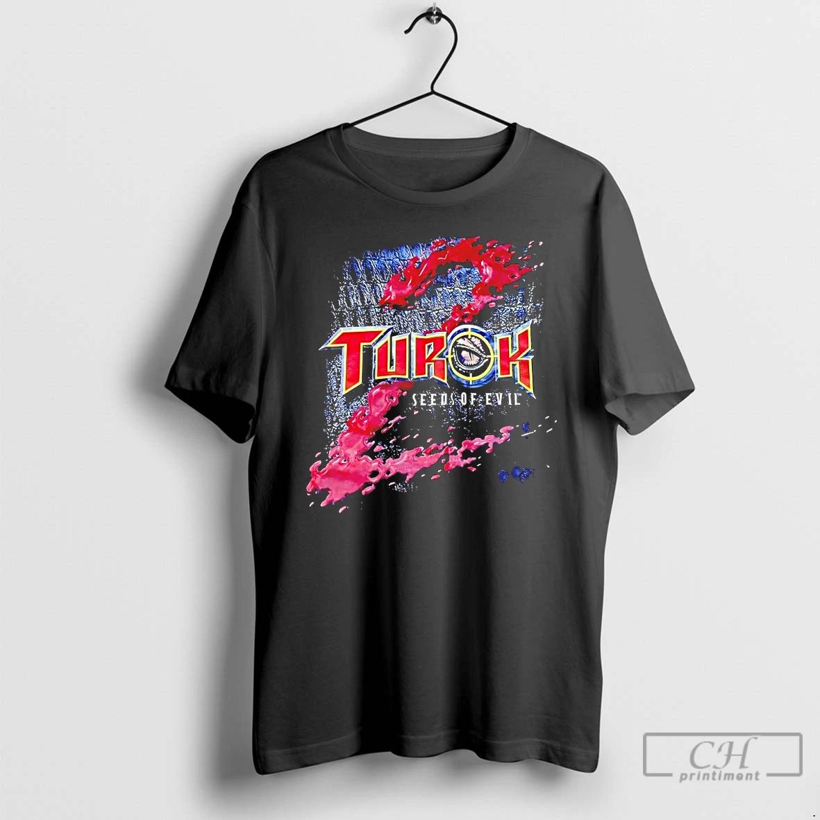 Classic Turok 2 Seed Of Evil - Adult & Kids T-Shirts, Sweatshirts & Hoodies apparel design preview 1