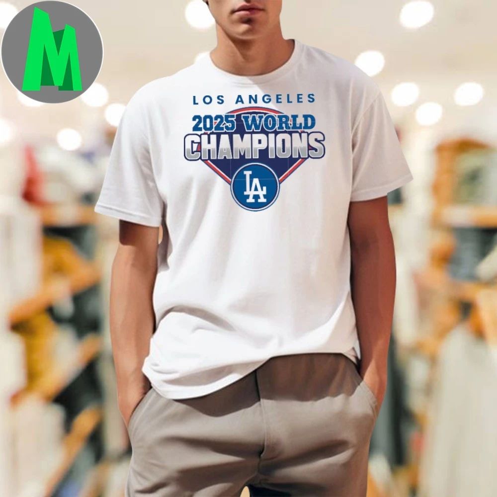 Los angeles world champions Dodgers Logo - Adult & Kids T-Shirts, Sweatshirts & Hoodies apparel design preview 1