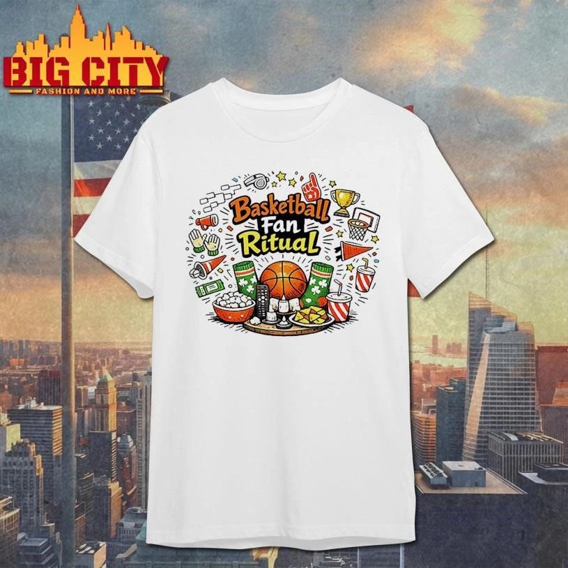 March Basketball Tournament Ritual Snacks Remote - Adult & Kids T-Shirts, Sweatshirts & Hoodies apparel design preview 1