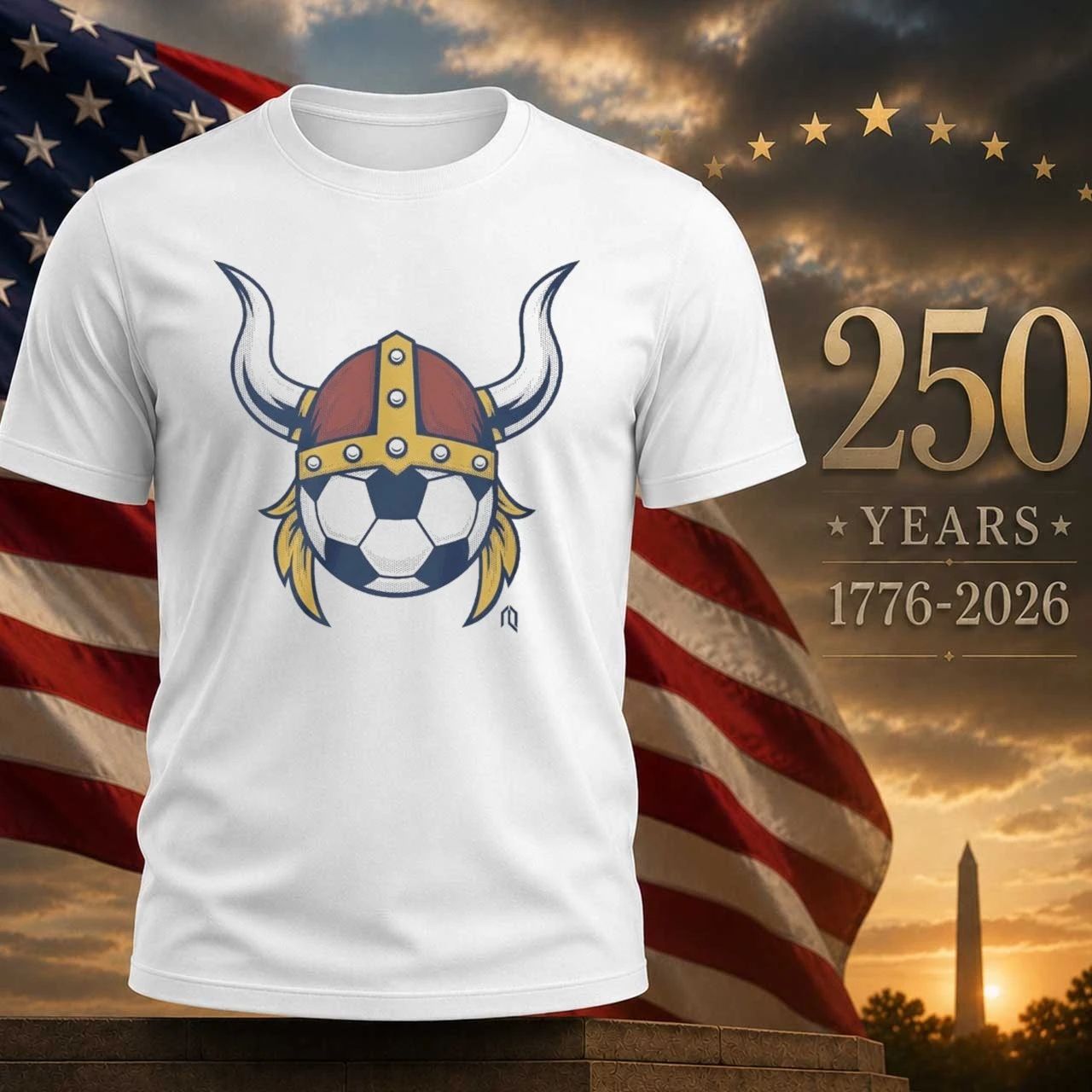 Erling Haaland Viking Soccer Helmet - Adult & Kids T-Shirts, Sweatshirts & Hoodies apparel design preview 1