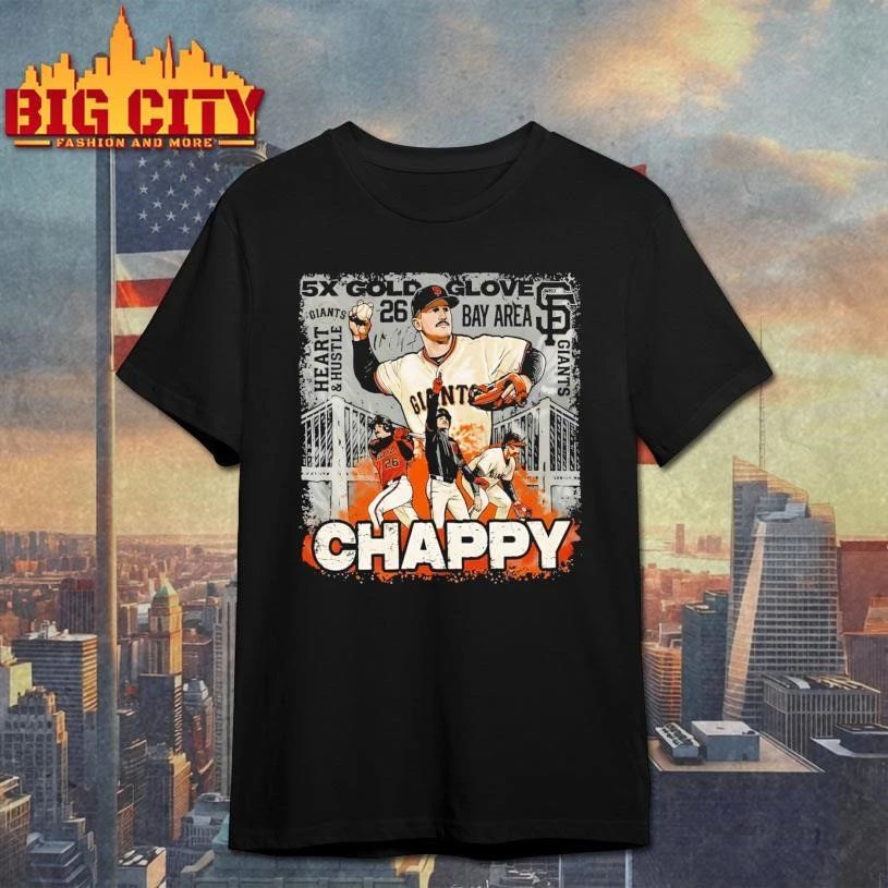 Giants Matt Chapman Chappy Retro Player Collage - Adult & Kids T-Shirts, Sweatshirts & Hoodies apparel design preview 1