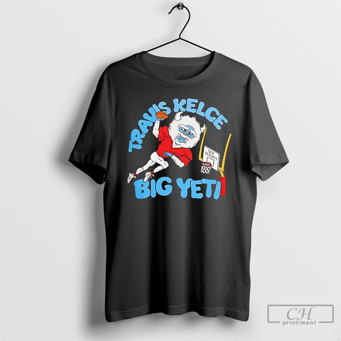 Classic Travis Kelce Big Yeti Cartoon - Adult & Kids T-Shirts, Sweatshirts & Hoodies apparel design preview 1