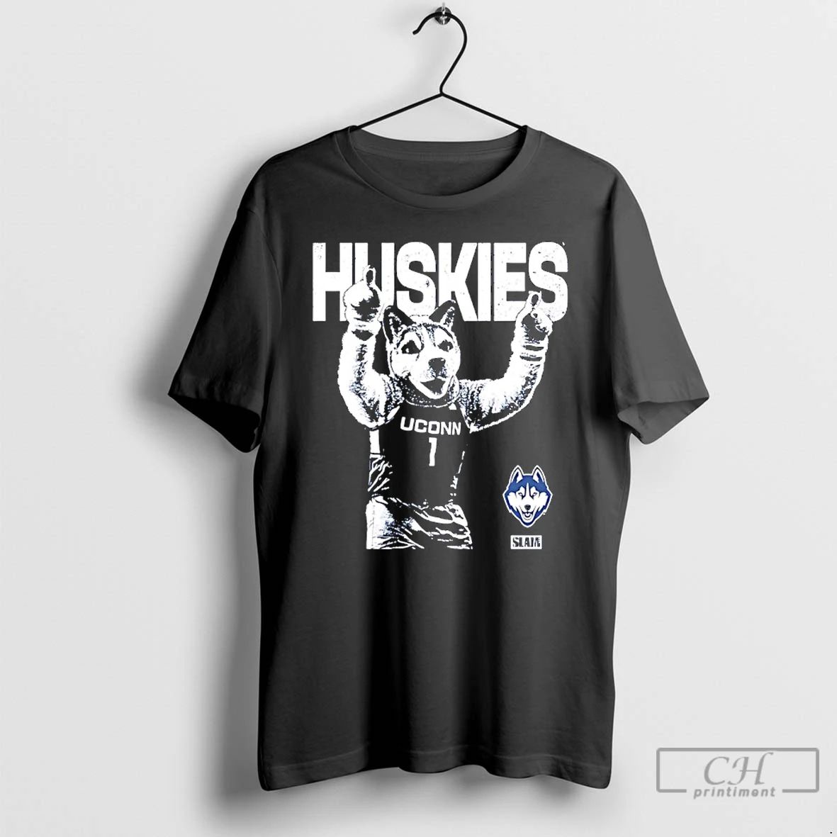 Classic Uconn Huskies Jonathan The Husky Mascot - Adult & Kids T-Shirts, Sweatshirts & Hoodies apparel design preview 1