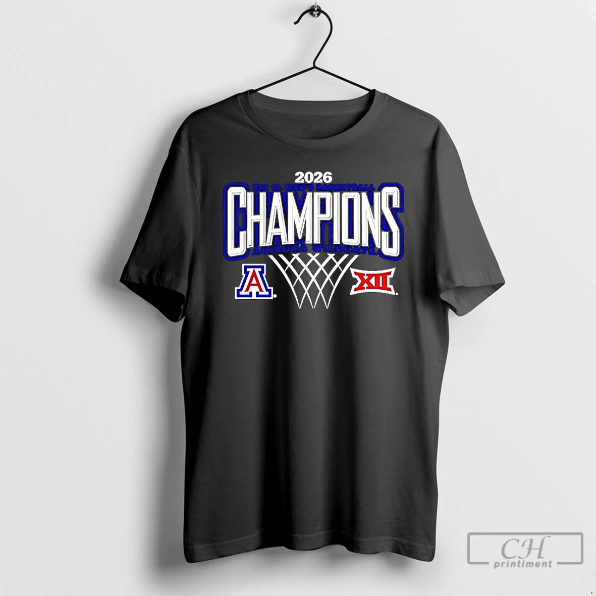 Classic Arizona Wildcats Cardinal 2026 Big 12 Mens - Adult & Kids T-Shirts, Sweatshirts & Hoodies apparel design preview 1