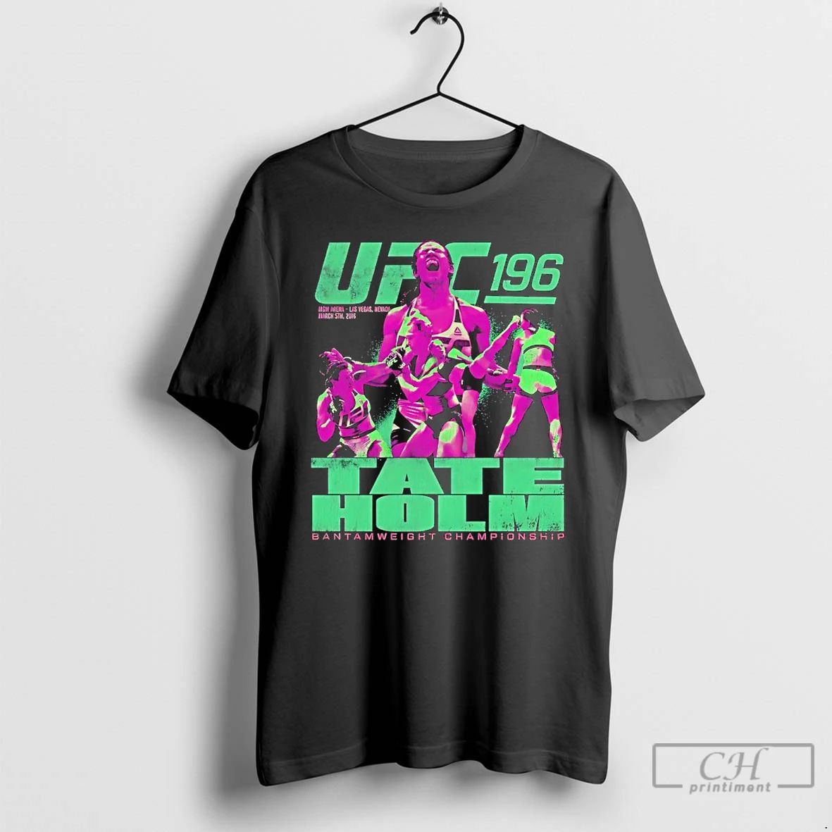 Classic Ufc 196 Tate Vs Holm Bantamweight - Adult & Kids T-Shirts, Sweatshirts & Hoodies apparel design preview 1