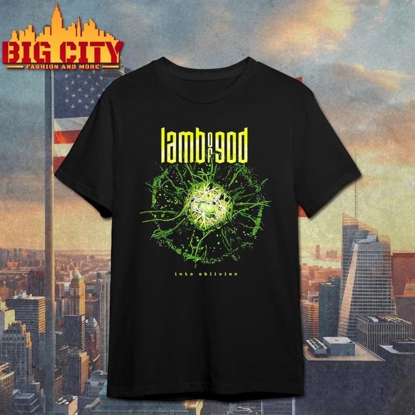 Lamb Of God Into Oblivion 10th Studio Album Cover Art - Adult & Kids T-Shirts, Sweatshirts & Hoodies apparel design preview 1