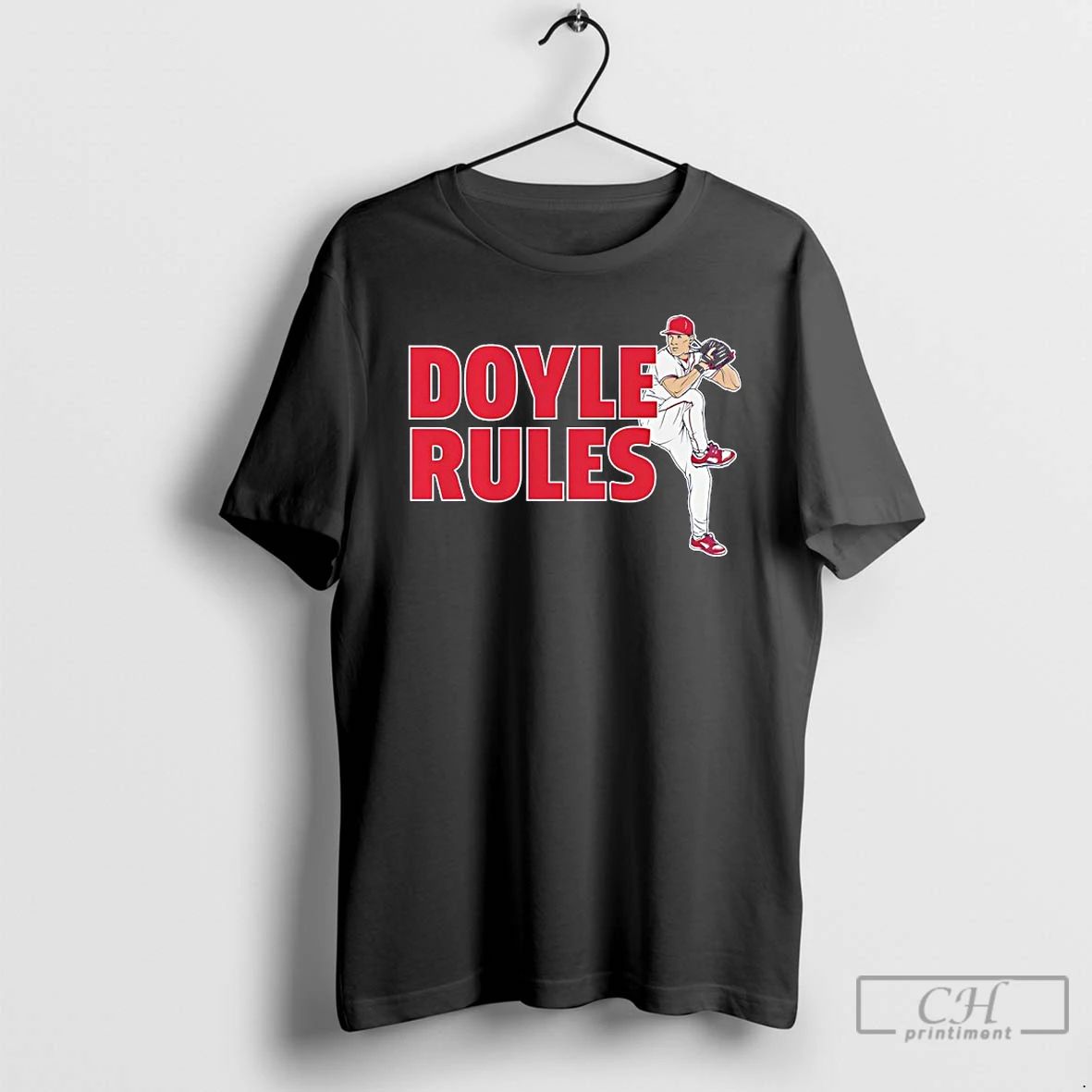 Classic Liam Doyle Rules St Louis Cardinals Baseball - Adult & Kids T-Shirts, Sweatshirts & Hoodies apparel design preview 1