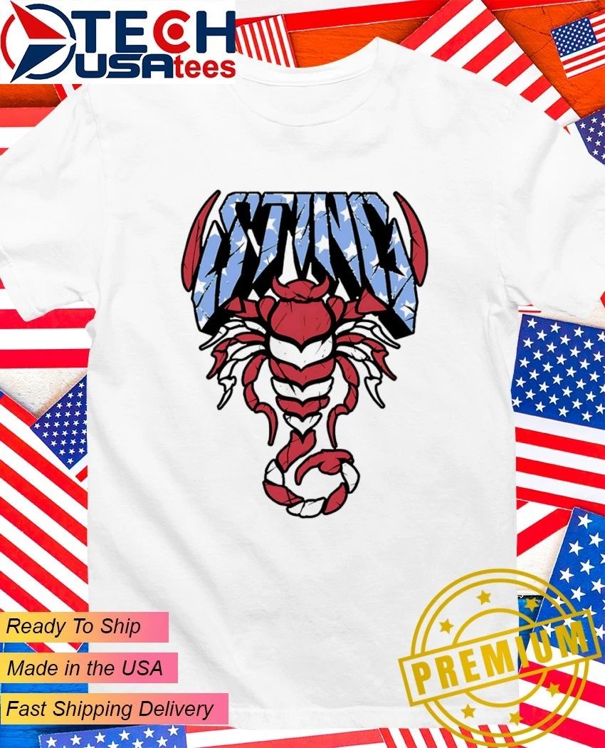 The American Sting 4th of July - Adult & Kids T-Shirts, Sweatshirts & Hoodies apparel design preview 1