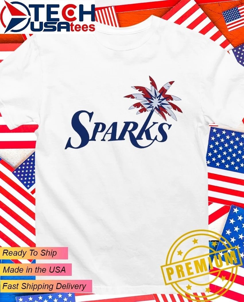 Stars stripes and Los Angeles Sparks Palm Tree flag - Adult & Kids T-Shirts, Sweatshirts & Hoodies apparel design preview 1