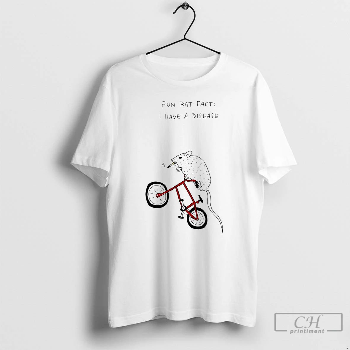 Classic Fun Rat Fact I Have A Disease Paint - Adult & Kids T-Shirts, Sweatshirts & Hoodies apparel design preview 1