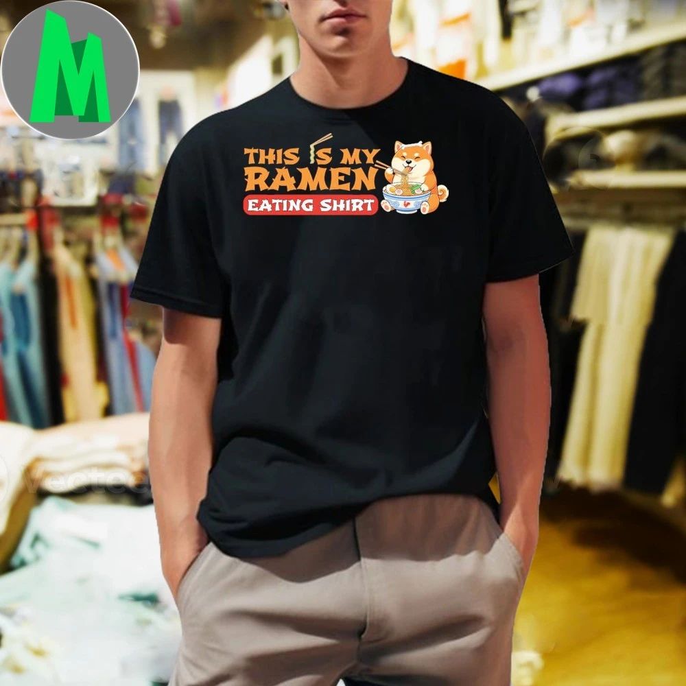 Ramen Shiba Inu Landscape - Adult & Kids T-Shirts, Sweatshirts & Hoodies apparel design preview 1