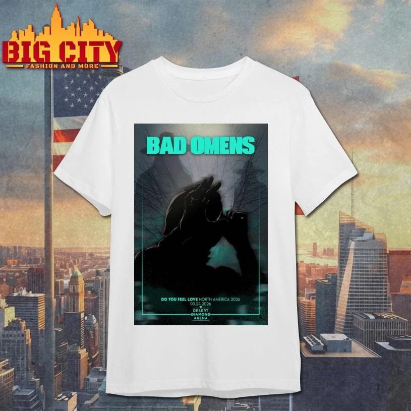Bad Omen Desert Diamond Arena Mar 24 2026 Poster - Adult & Kids T-Shirts, Sweatshirts & Hoodies apparel design preview 1