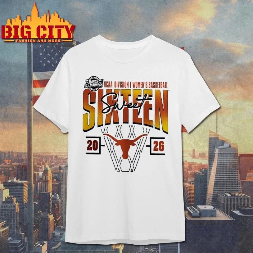 Texas Longhorns 2026 NCAA Women's Basketball - Adult & Kids T-Shirts, Sweatshirts & Hoodies apparel design preview 1