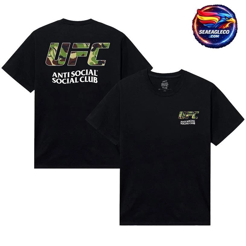 Anti Social Club x UFC Unisex UK With Love Two Sided - Adult & Kids T-Shirts, Sweatshirts & Hoodies apparel design preview 1