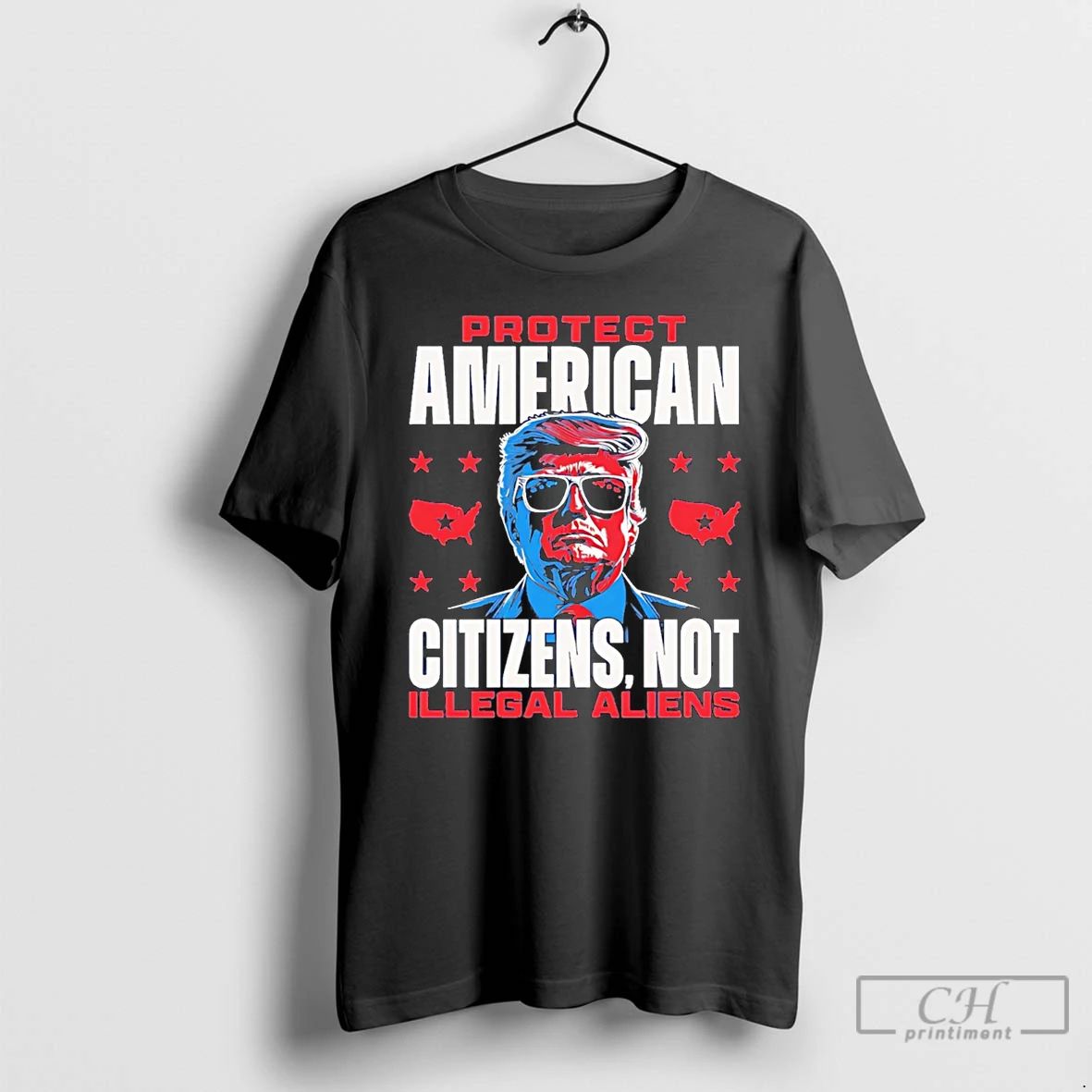 Classic Protect American Citizens Not Illegal Aliens - Adult & Kids T-Shirts, Sweatshirts & Hoodies apparel design preview 1