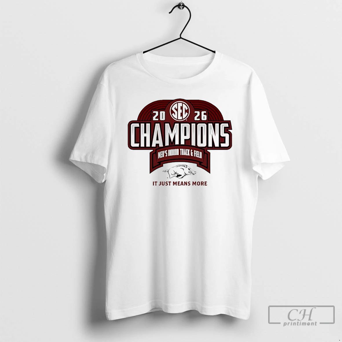 Classic Arkansas Razorbacks 2026 Sec Mens Indoor - Adult & Kids T-Shirts, Sweatshirts & Hoodies apparel design preview 1