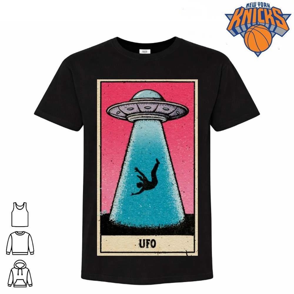 Vintage UFO Alien Abduction Tarot Card Graphic - Adult & Kids T-Shirts, Sweatshirts & Hoodies apparel design preview 1