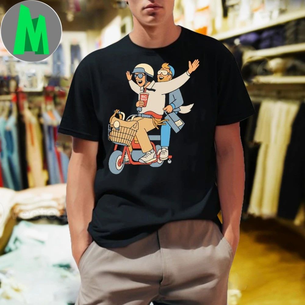 On a Moped for Good Time 2025 - Adult & Kids T-Shirts, Sweatshirts & Hoodies apparel design preview 1