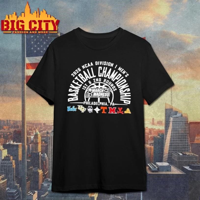 NCAA Men's Basketball 2026 March Madness - Adult & Kids T-Shirts, Sweatshirts & Hoodies apparel design preview 1