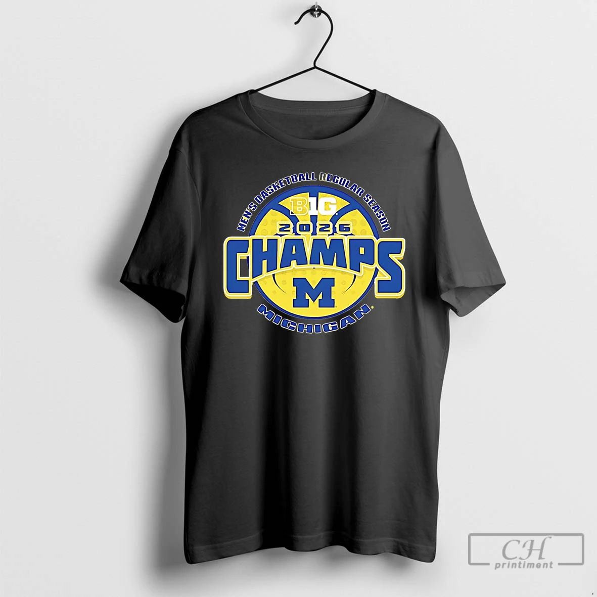 Classic Michigan Wolverines 2026 Big Ten Mens - Adult & Kids T-Shirts, Sweatshirts & Hoodies apparel design preview 1