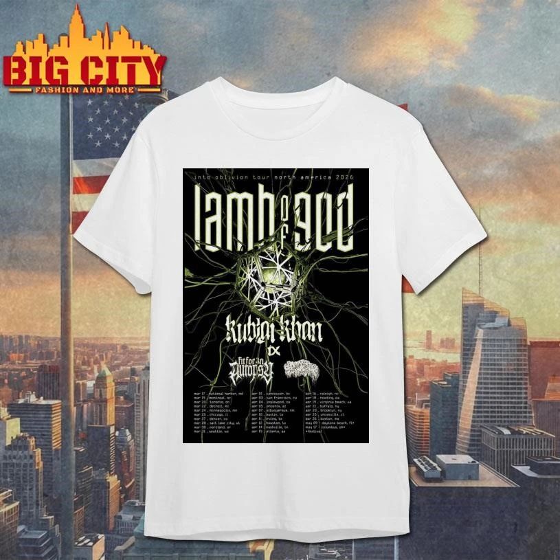 Sanguisugabogg Into Oblivion Tour North America 2026 - Adult & Kids T-Shirts, Sweatshirts & Hoodies apparel design preview 1