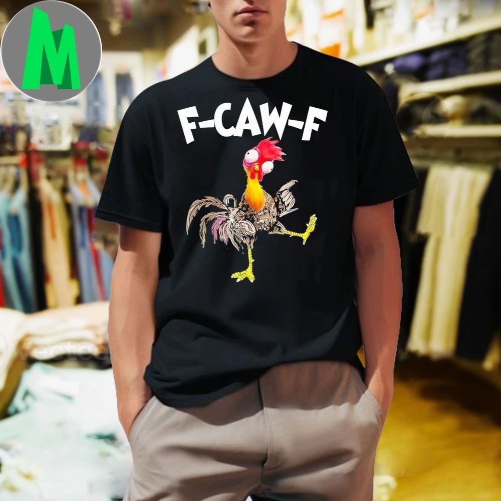 Funny F-caw-f Chicken - Adult & Kids T-Shirts, Sweatshirts & Hoodies apparel design preview 1