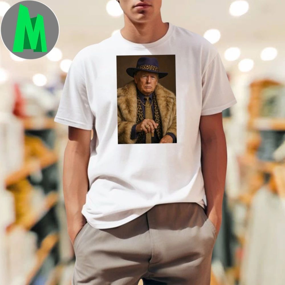 Donald Trump Pimp Portrait Oversized - Adult & Kids T-Shirts, Sweatshirts & Hoodies apparel design preview 1