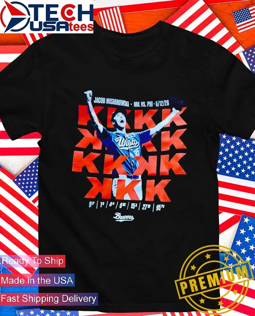 Jacob Misiorowski Milwaukee Brewers Baseball 2026 The - Adult & Kids T-Shirts, Sweatshirts & Hoodies apparel design preview 1