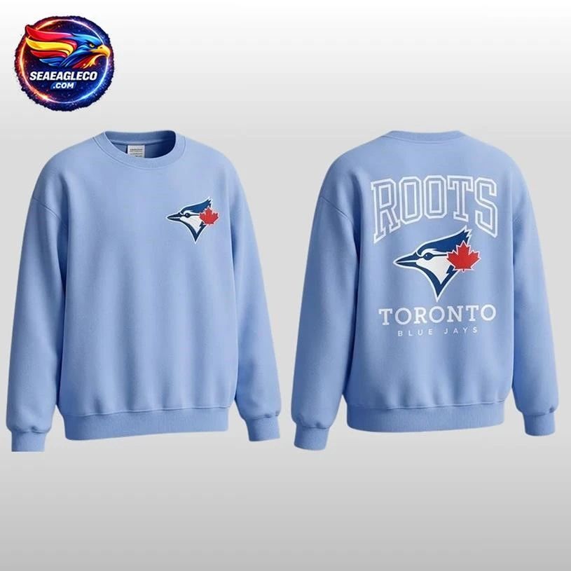 2026 Toronto Blue Jays Roots 50th Season Two Sided - Adult & Kids T-Shirts, Sweatshirts & Hoodies apparel design preview 1