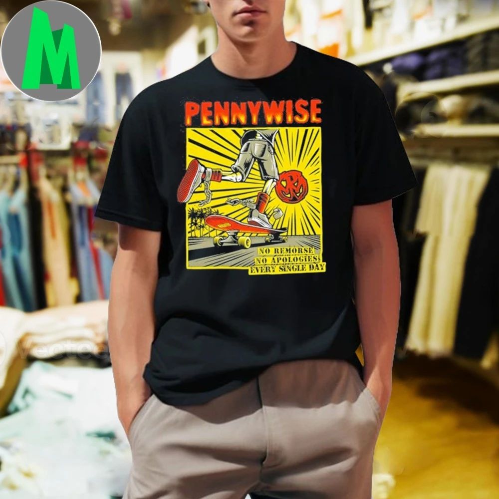 Pennywise Every Single Day 2025 - Adult & Kids T-Shirts, Sweatshirts & Hoodies apparel design preview 1