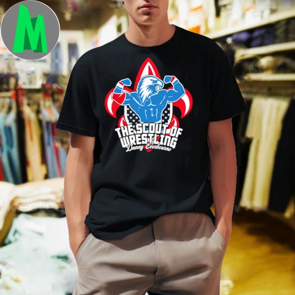 The Scout Of Wrestling Emblem - Adult & Kids T-Shirts, Sweatshirts & Hoodies apparel design preview 1