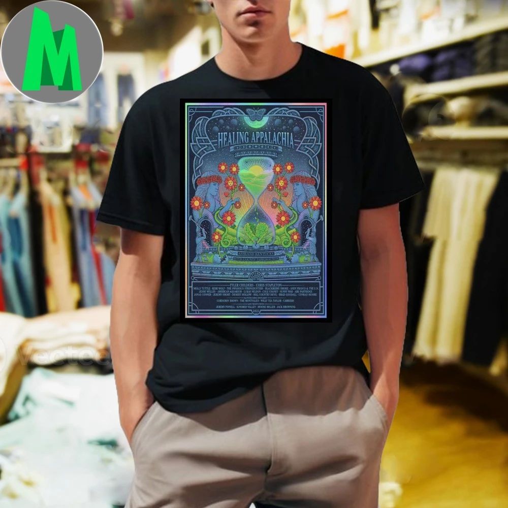 Healing Appalachia Event Ashland, KY 2025 Poster Foil - Adult & Kids T-Shirts, Sweatshirts & Hoodies apparel design preview 1