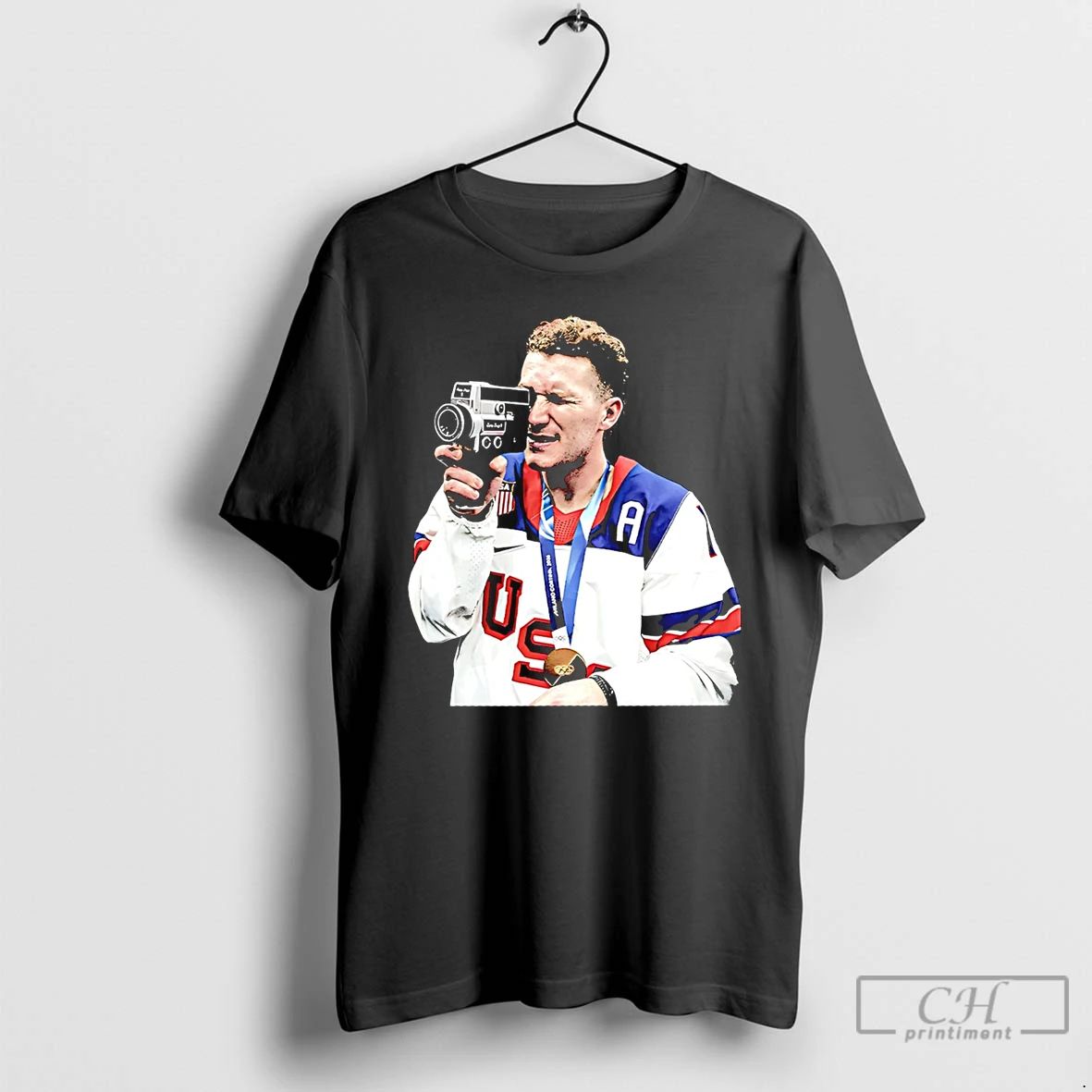 Classic Matthew Tkachuk Olympic Champions 2026 - Adult & Kids T-Shirts, Sweatshirts & Hoodies apparel design preview 1