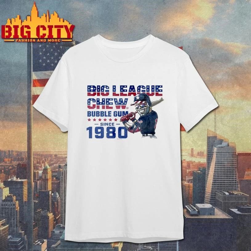 Patriotic Bubble Gum Since 1980 Big League Chew - Adult & Kids T-Shirts, Sweatshirts & Hoodies apparel design preview 1