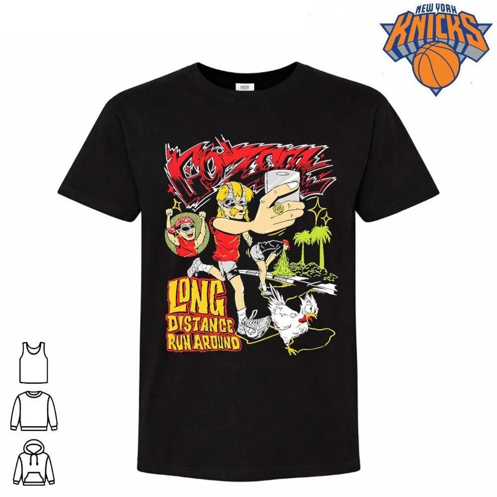 Cartoon Long Distance Run Around Runner selfie - Adult & Kids T-Shirts, Sweatshirts & Hoodies apparel design preview 1