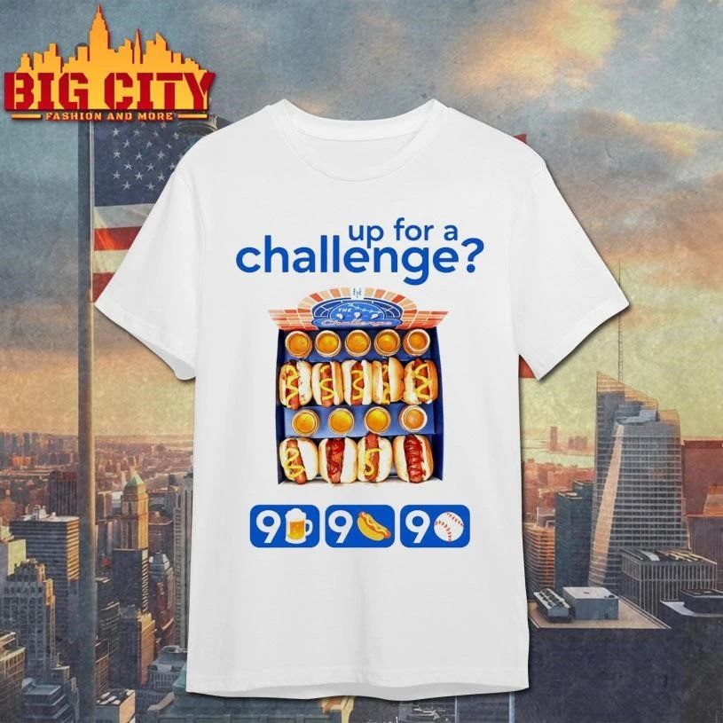 Mets 9 Beers Dogs Innings Fast Food - Adult & Kids T-Shirts, Sweatshirts & Hoodies apparel design preview 1